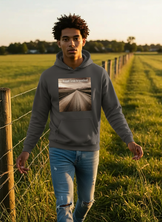Road less traveled - Mens Hoodie