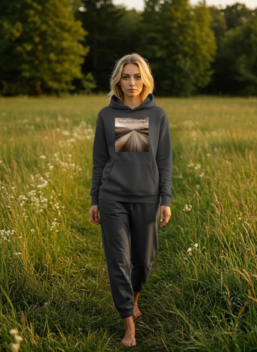 Road less traveled - Womens Hoodie