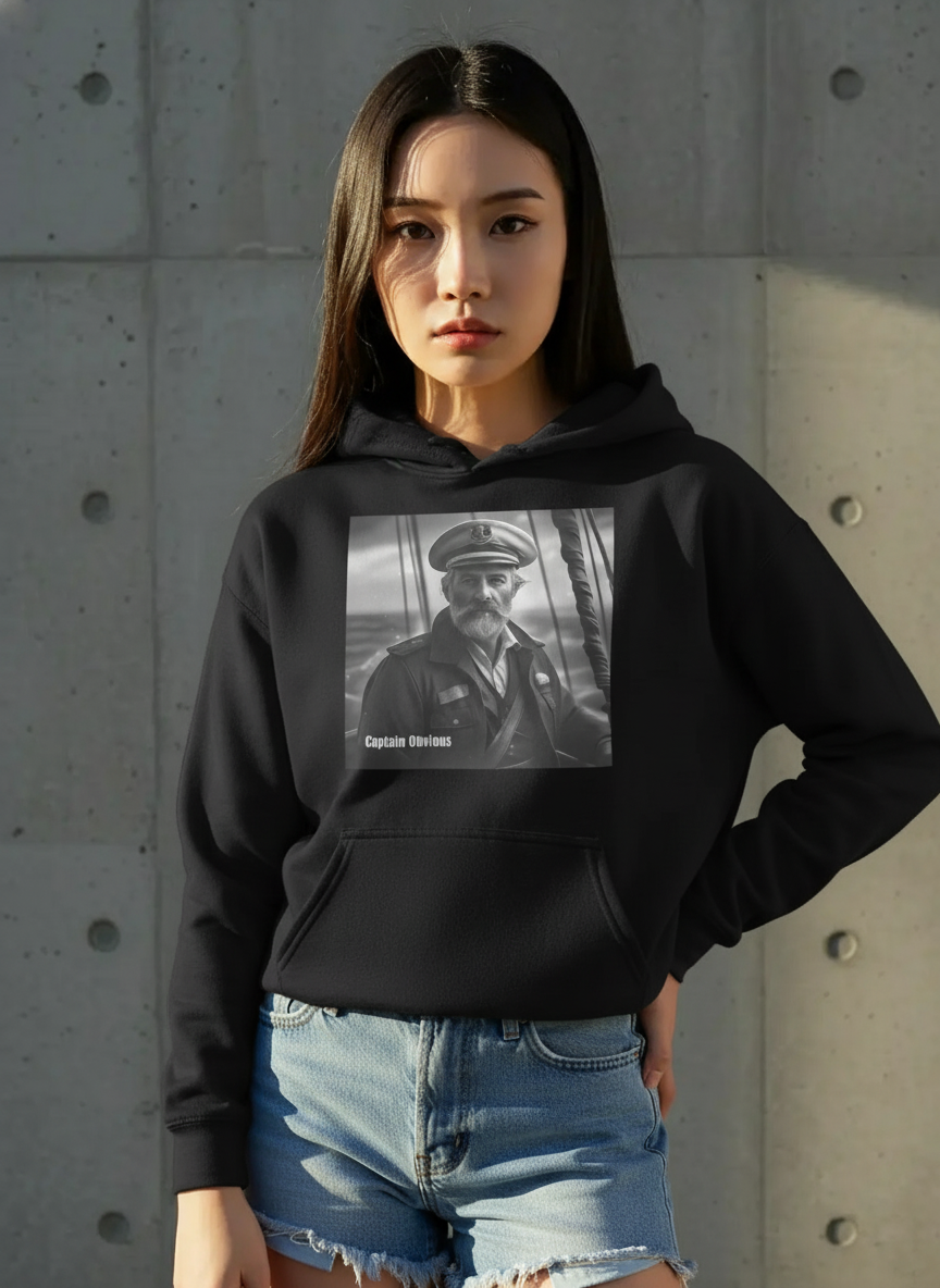 Captain Obvious - Womens Hoodie
