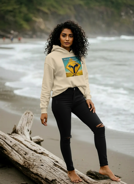 Go Left - Womens Hoodie