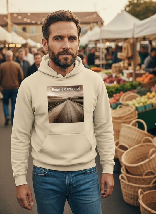 Road less traveled - Mens Hoodie